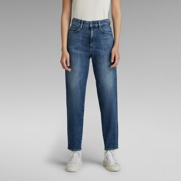 G-Star Raw Janeh Ultra High Mom Ankle Jeans Size 28 - Picture 1 of 13